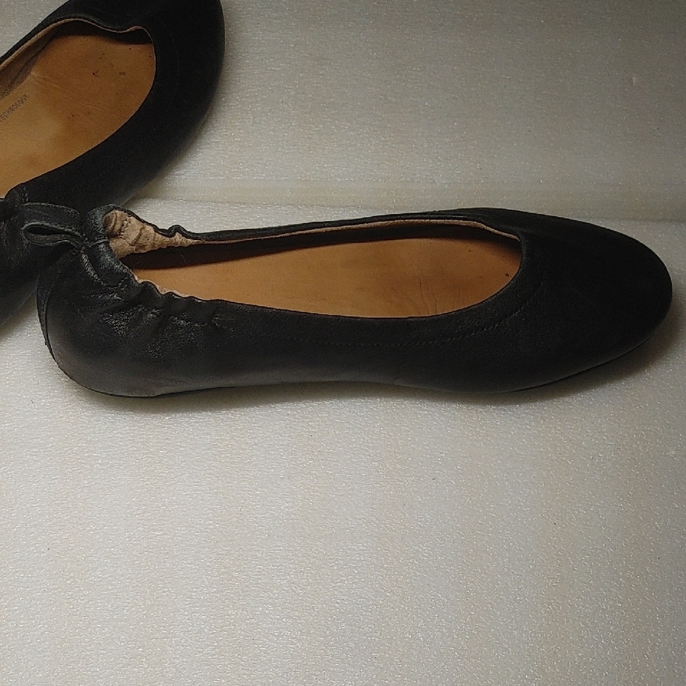 Black Women’s Ballet Flats - Classic Slip-On - Picture 4 of 5